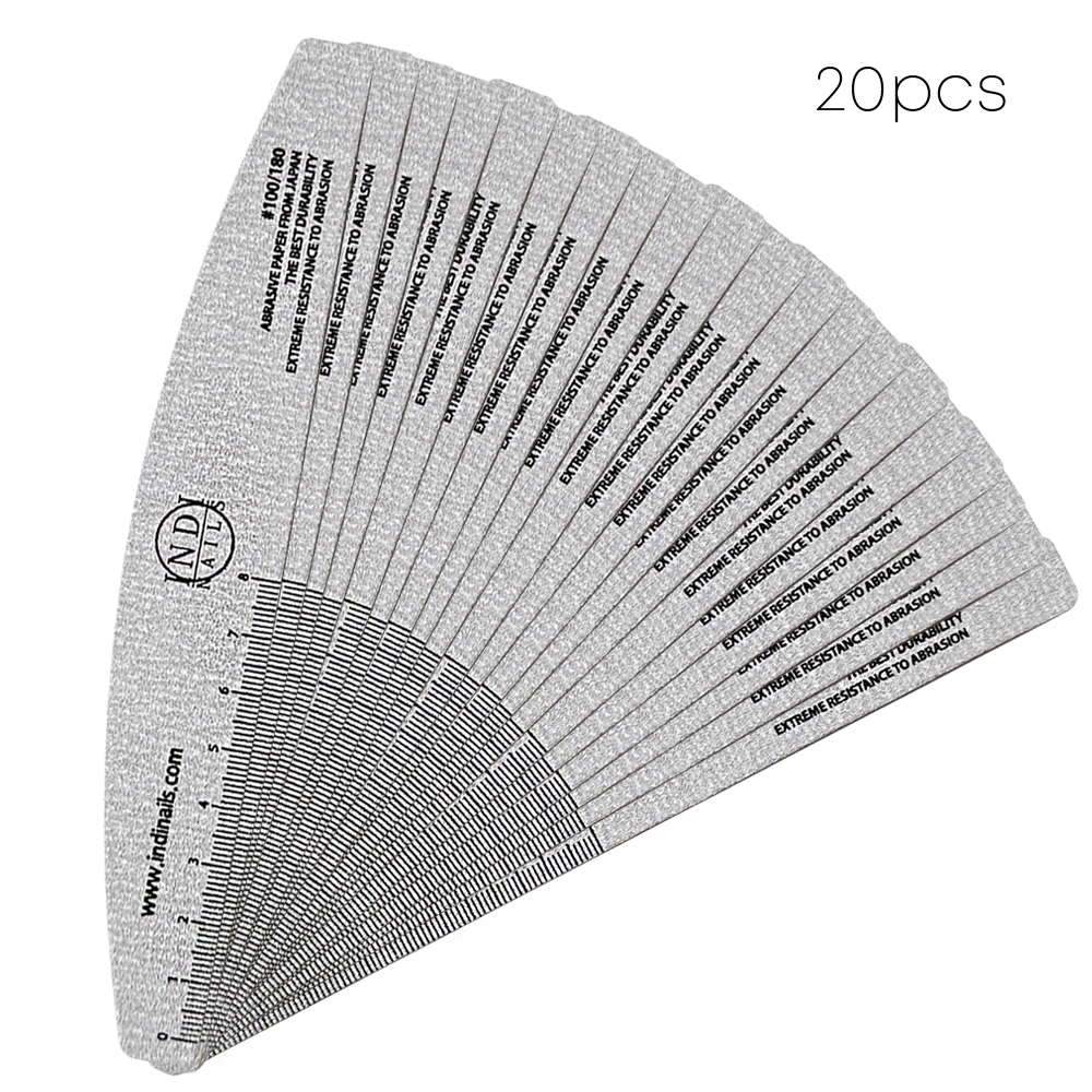 Deluxe premium Zebra Halfmoon file 180/100 - 20 pcs.