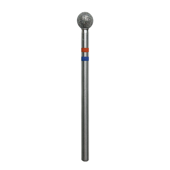 NEW ! Diamond drill Mixed Grit ball  red & blue - 5mm