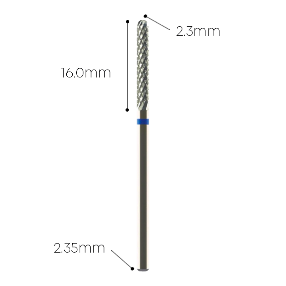Straight CARBIDE nail bit - 16.0mm 