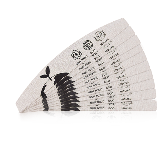 ECO Non-Toxic Halfmoon nail file 150 /150 - 10pcs.