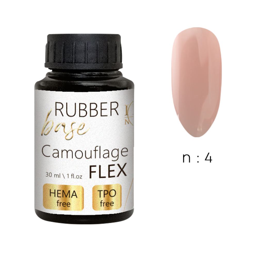 Rubber base flex  TPO & HEMA free 30ML - 04. 