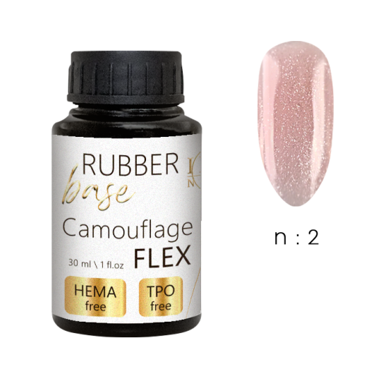 Rubber base flex  TPO & HEMA free 30ML - 02. 