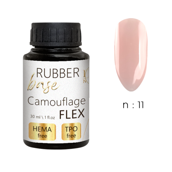 Rubber base flex  TPO & HEMA free 30ML - 11. 