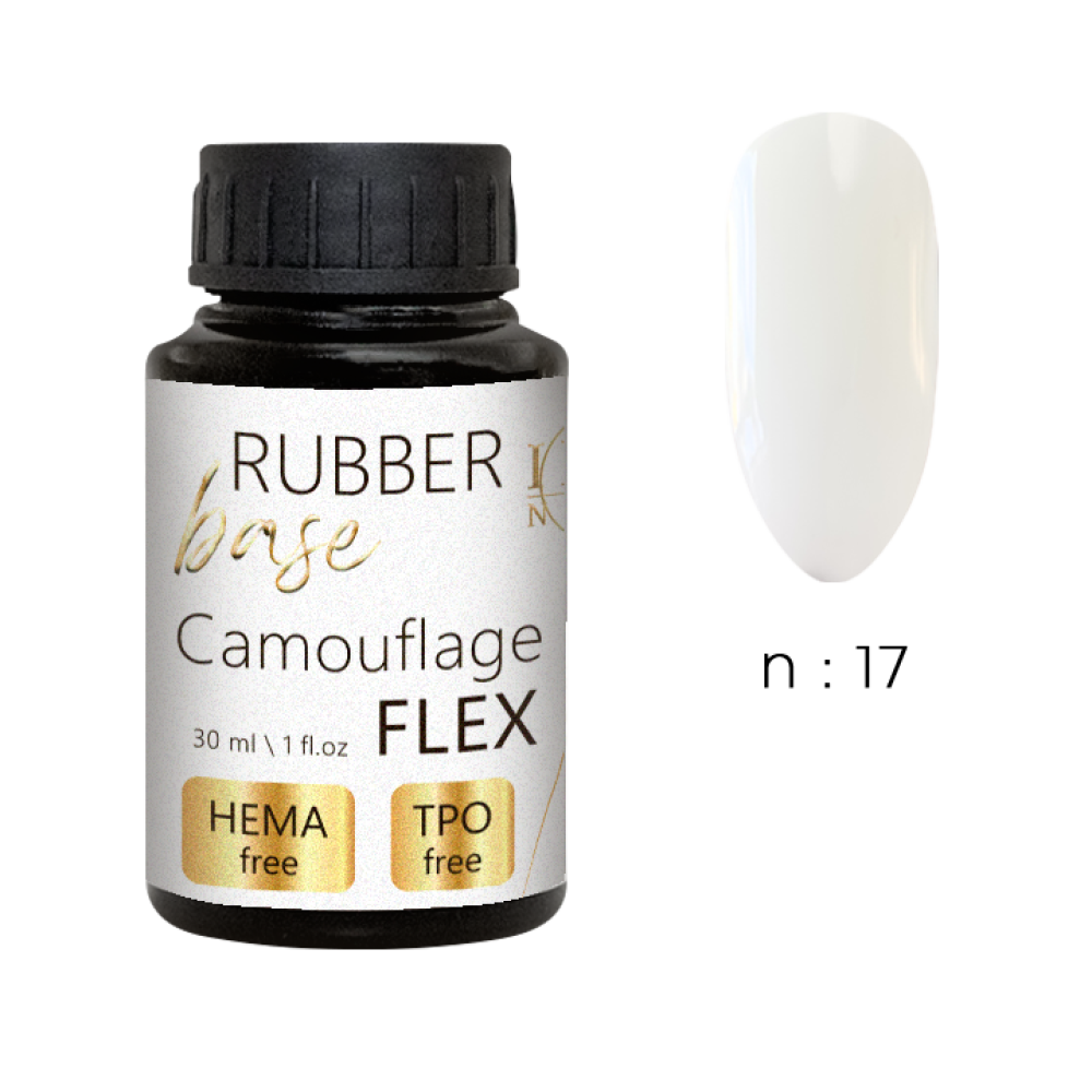 Rubber base flex  TPO & HEMA free 30ML - 17. 
