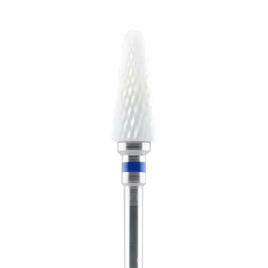 NEW !  Zirconia Ceramic nail drill - TAPERED blue 