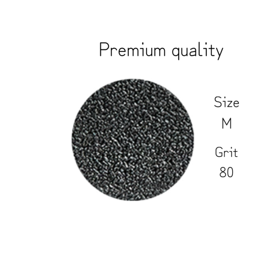 PODO files " PREMIUM black 1mm" - M / 80gr - 50pcs