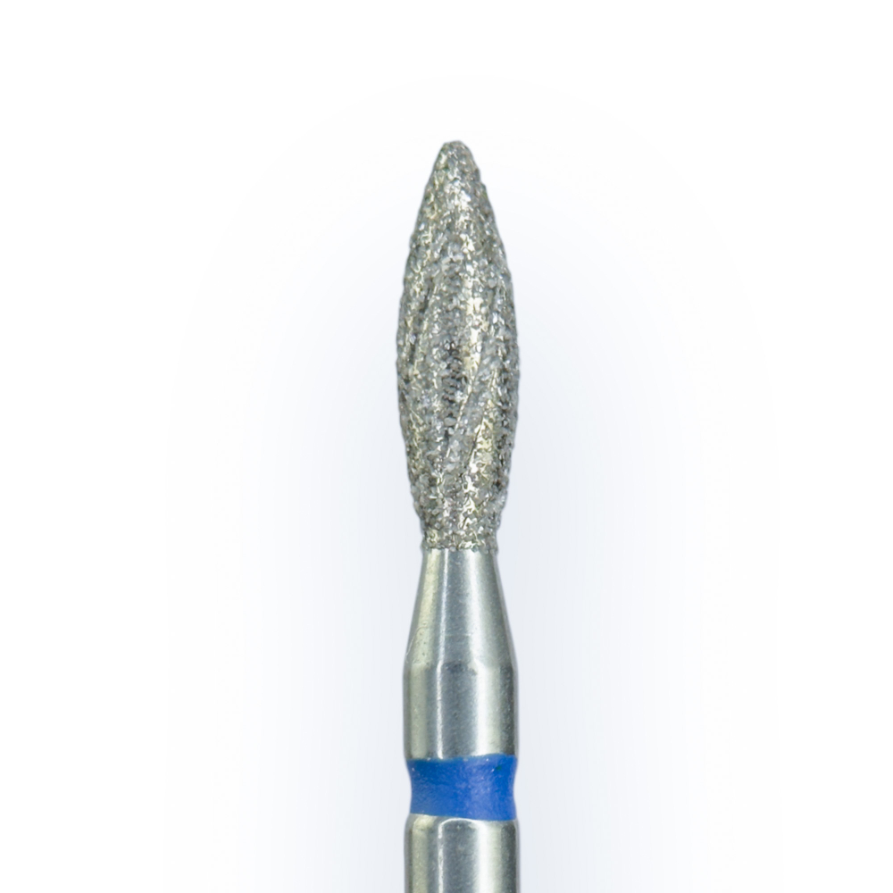 NEW ! Diamond Textured Flame drilll BLUE - 2