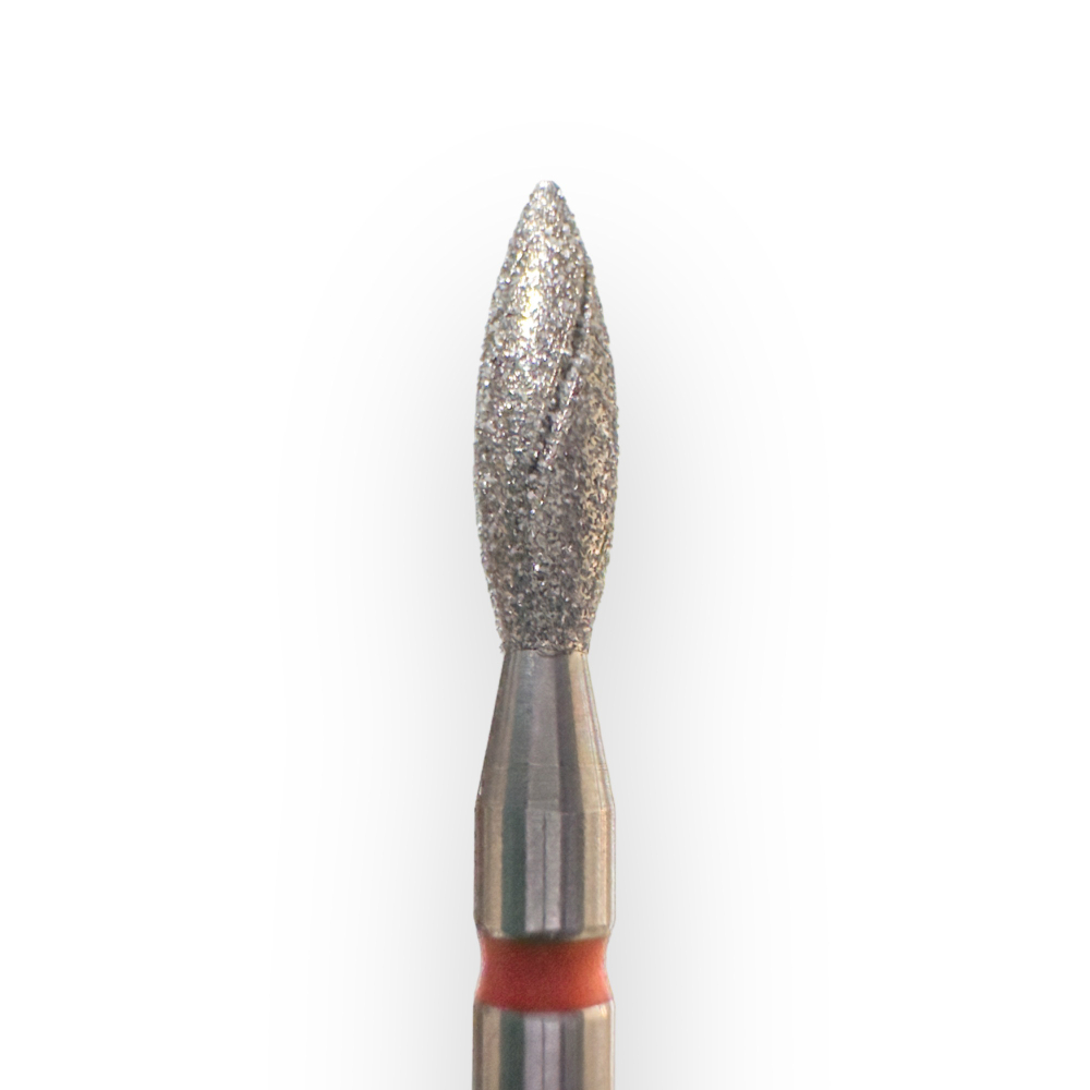 NEW ! Diamond Textured Flame drill RED - 2