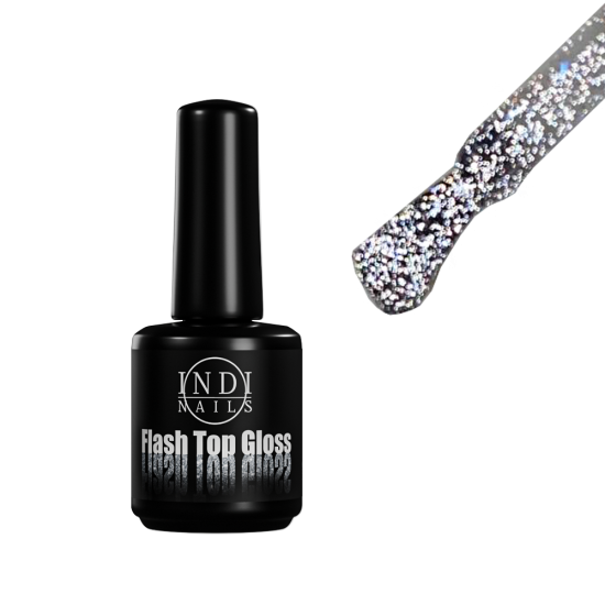 Flash Top Gloss (reflective) SILVER - 15ml  