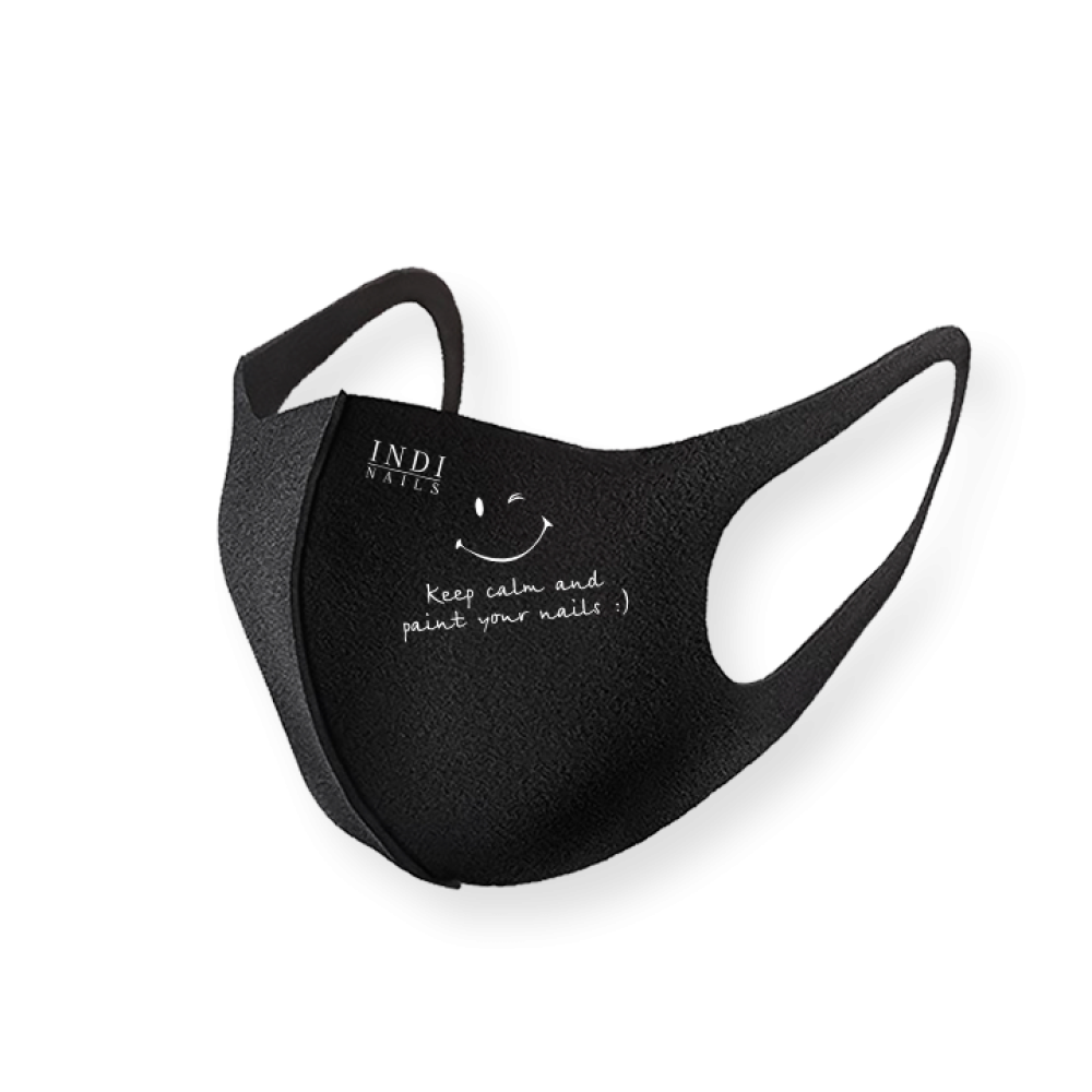 Face mask pitta - black ( keep calm & paint your nails :) 