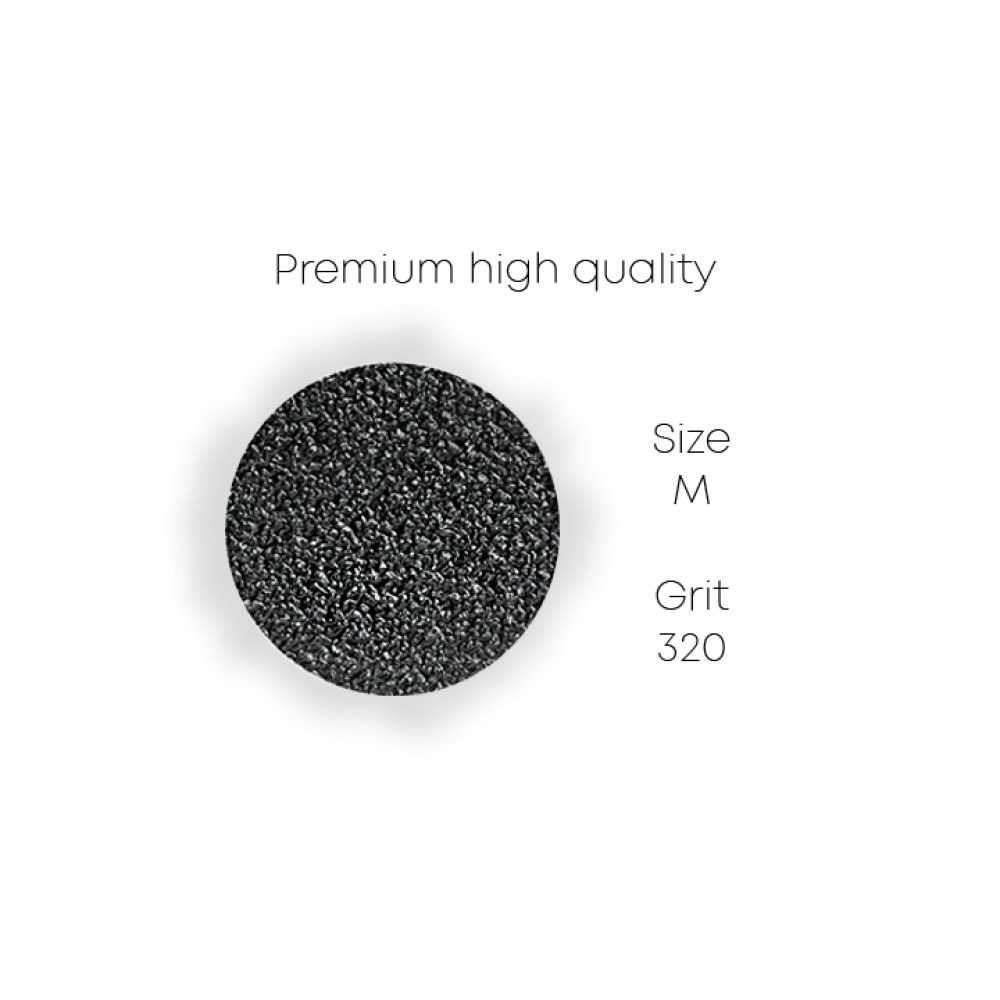 PODO files " PREMIUM black 1mm" - M/ 320gr - 50pcs