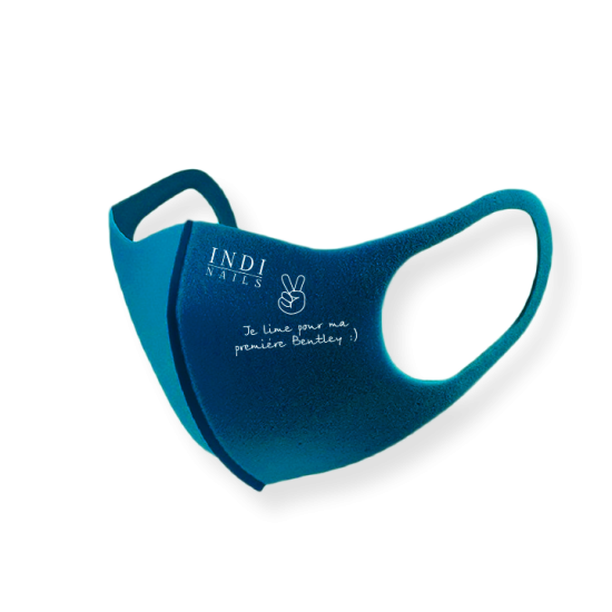 Face mask pitta - turquoise (logo Bentley   )