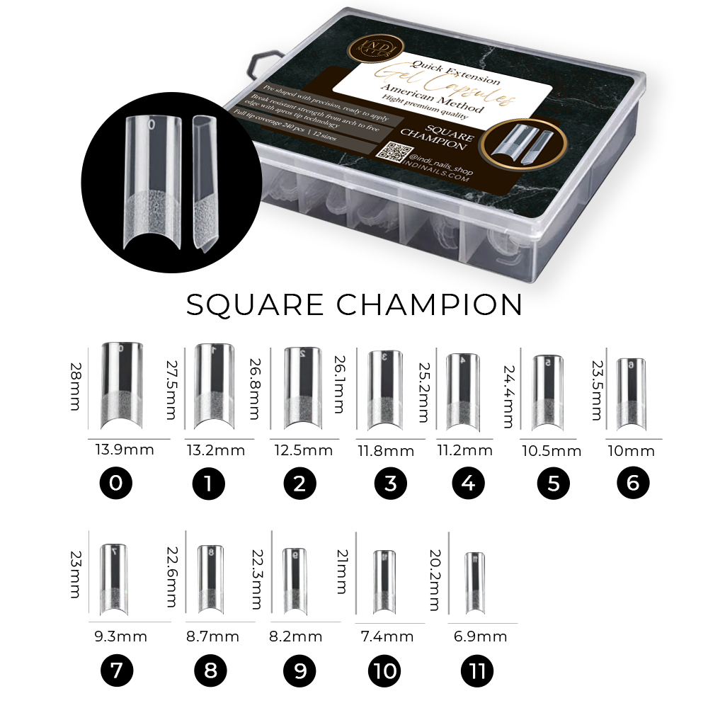 Square CHAMPION - 240pcs