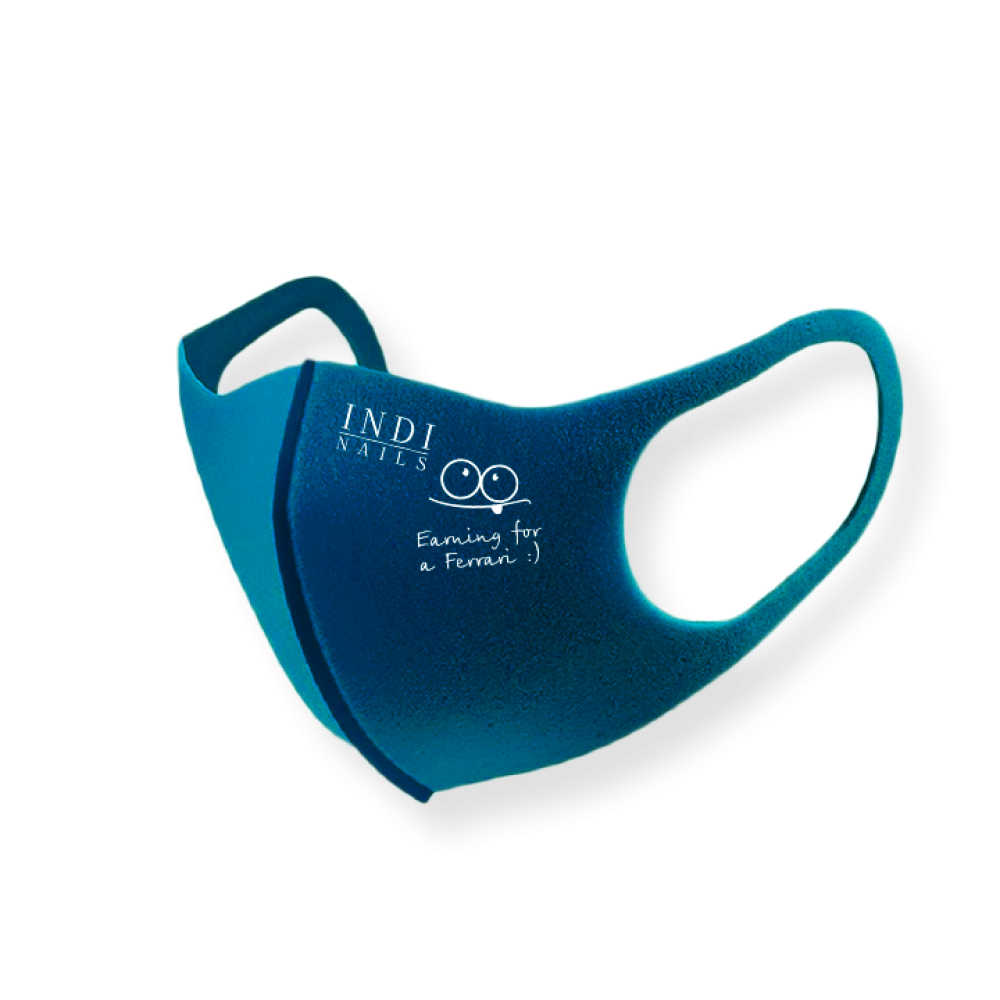 Face mask pitta - turquoise (logo Ferrary   )