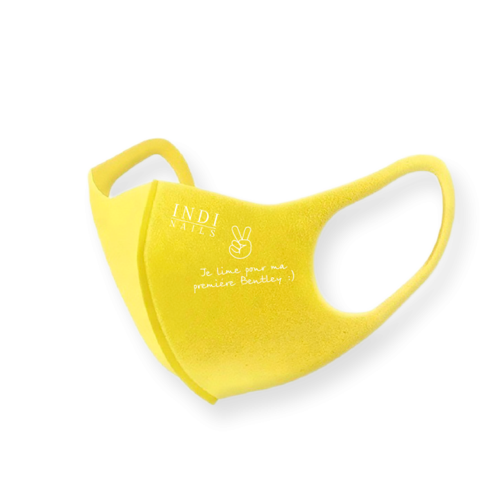Face mask pitta - yellow (logo Bentley  )