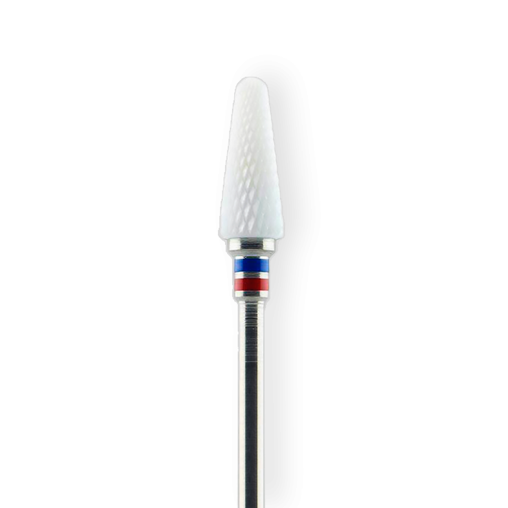 Nail dril Zirconia Ceramic -blue & red 001