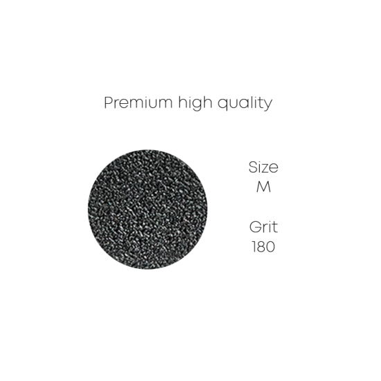 PODO files " PREMIUM black 1mm" - M/ 180gr - 50pcs