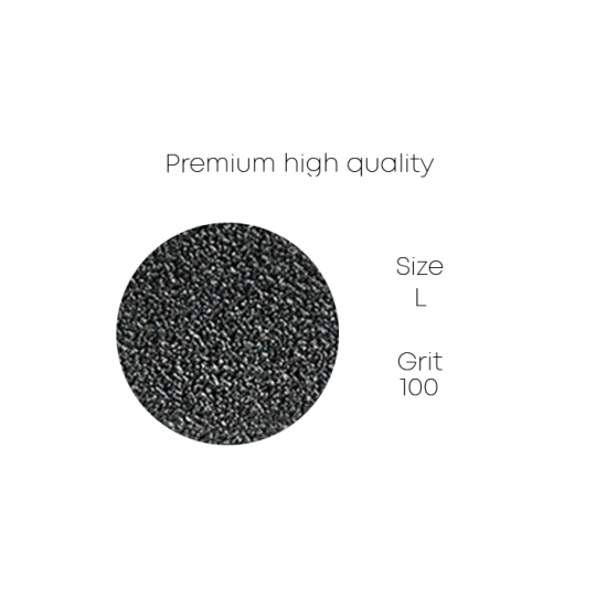 PODO files " PREMIUM black 1mm" - L/ 100gr - 50pcs