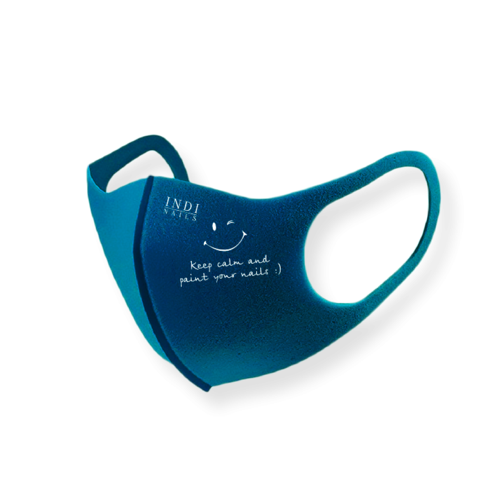 Face mask pitta - turquoise ( keep calm & paint your nails :)
