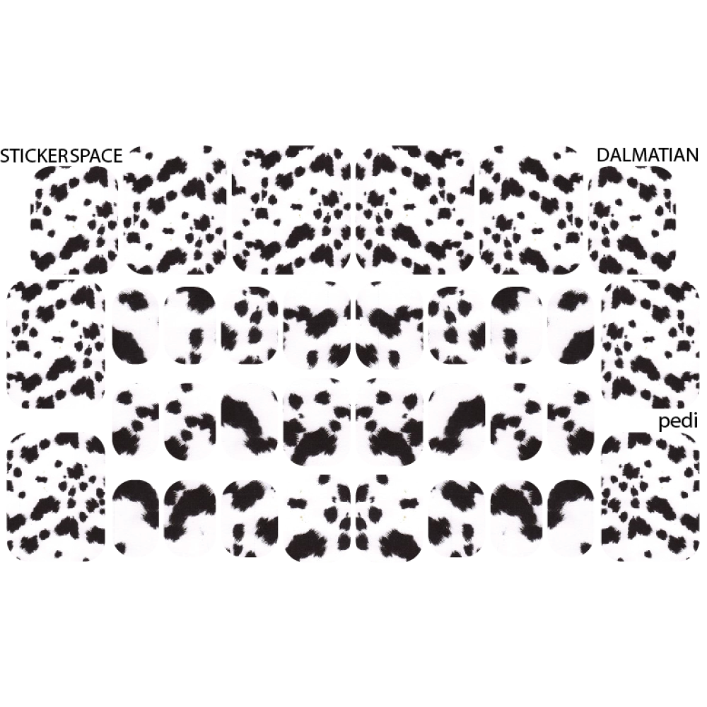 Dalmatian pedi - stickers