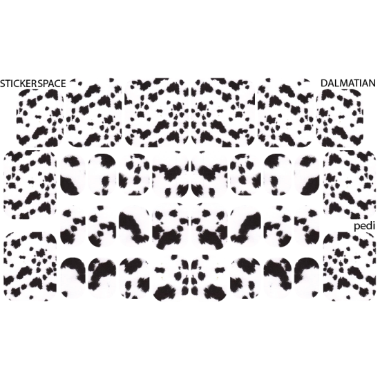 Dalmatian pedi - stickers